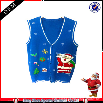 16FZCS61 vacances tricoté noël chandails gilet noël cavaliers